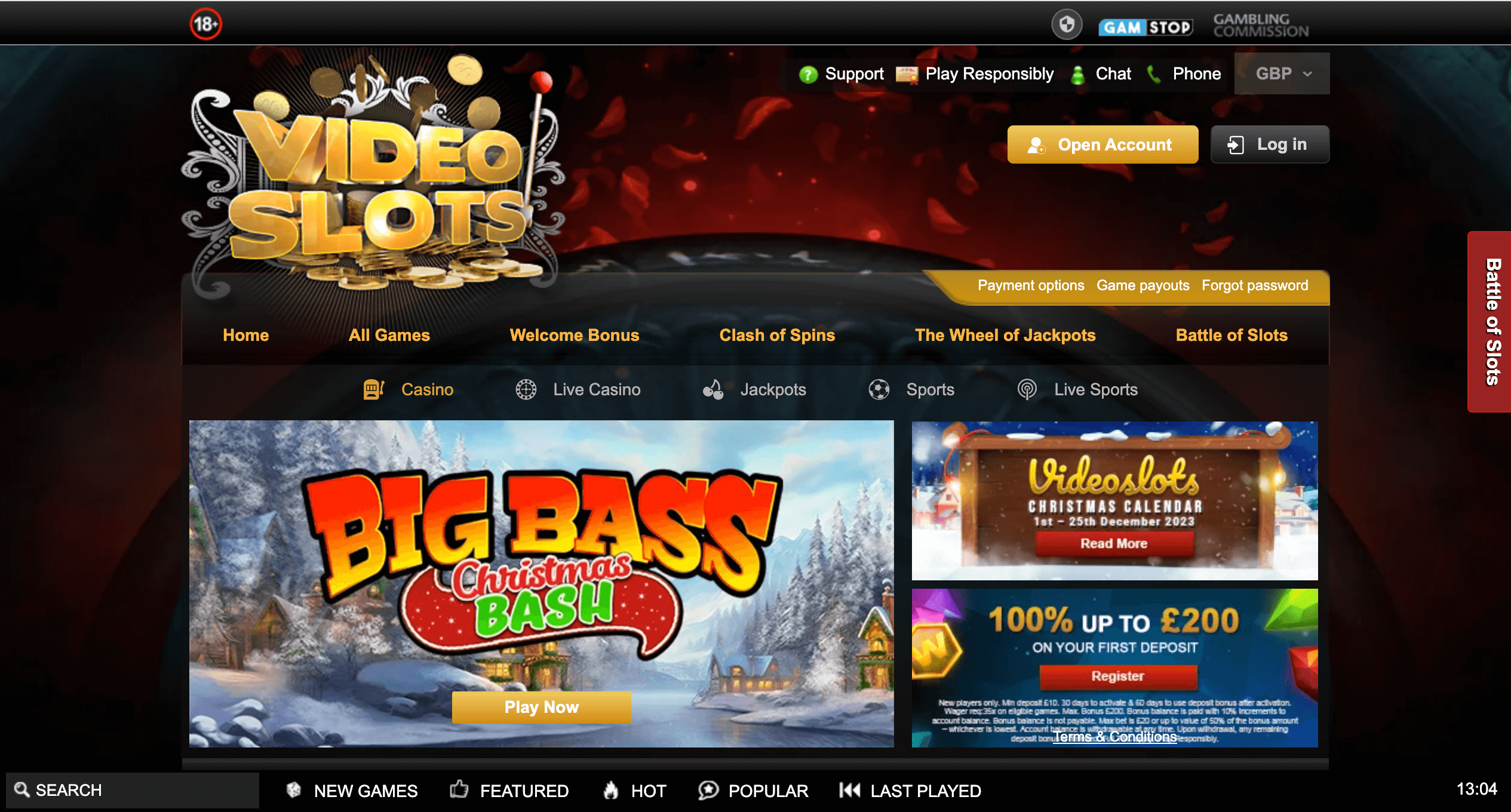 Video Slots preview