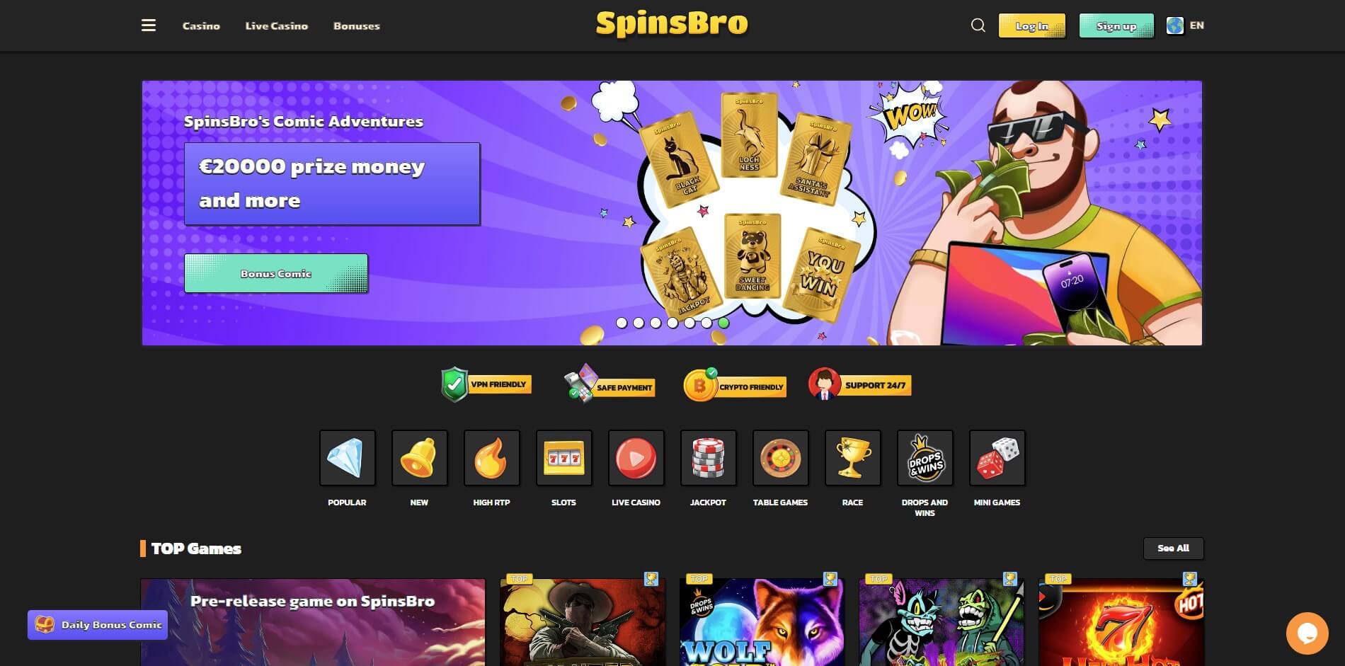 SpinsBro preview